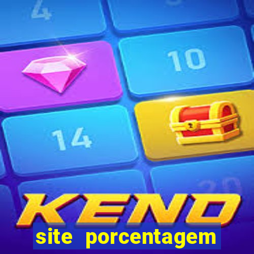 site porcentagem slots pg