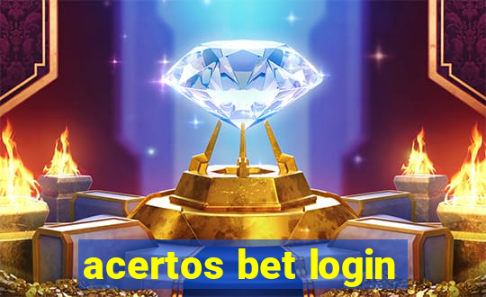 acertos bet login