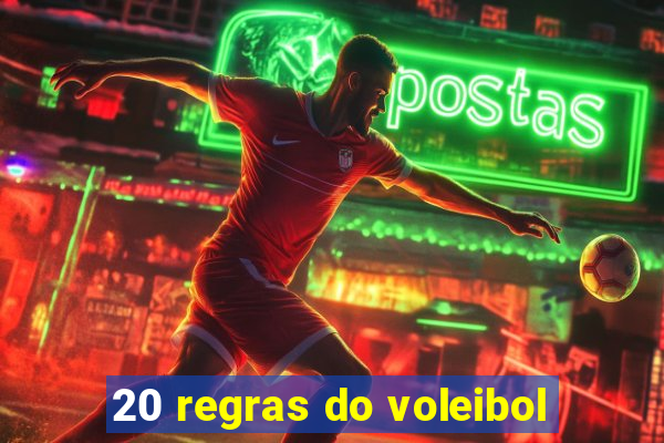 20 regras do voleibol