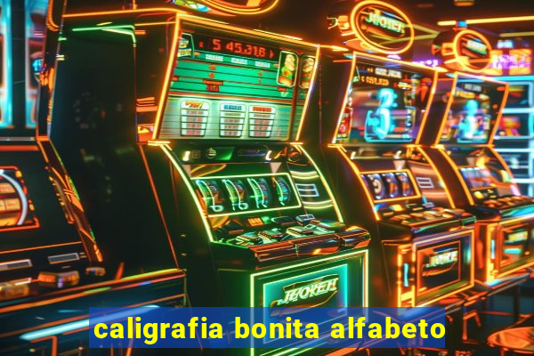 caligrafia bonita alfabeto