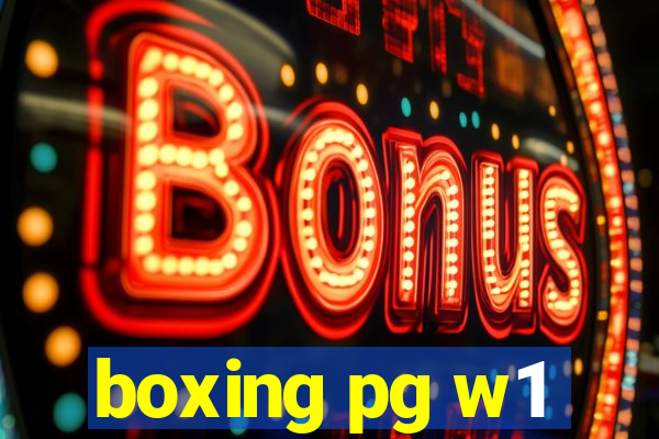 boxing pg w1