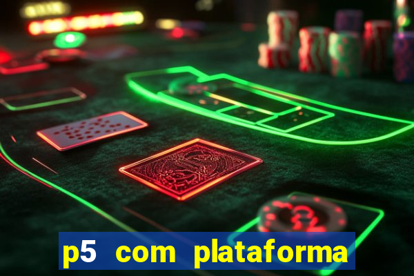 p5 com plataforma de jogos