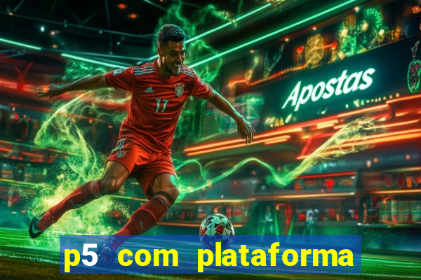 p5 com plataforma de jogos