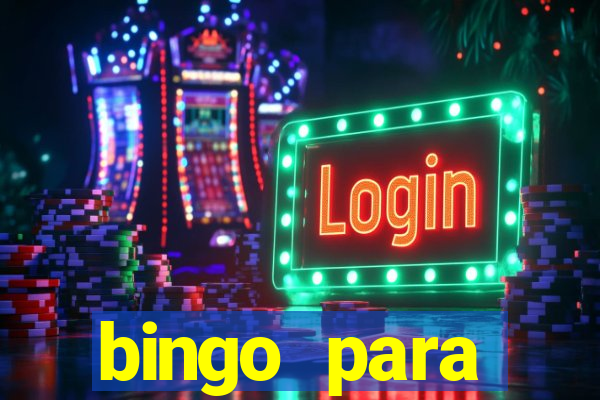 bingo para despedida de solteira para imprimir