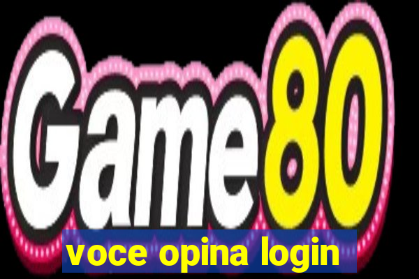 voce opina login