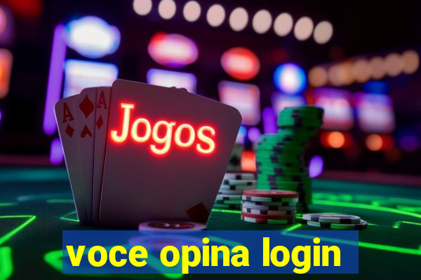 voce opina login