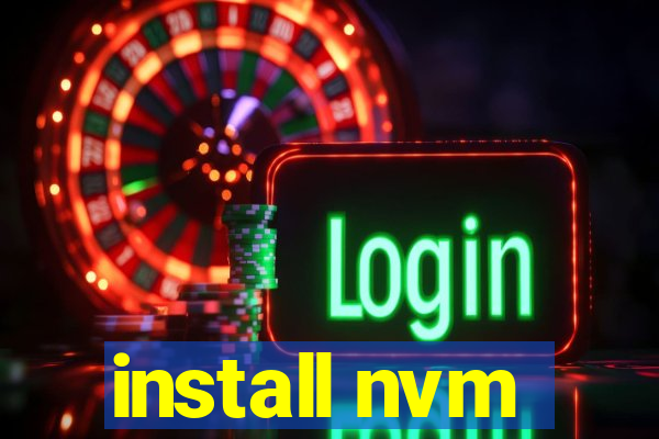 install nvm