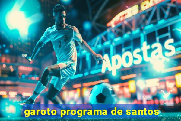 garoto programa de santos