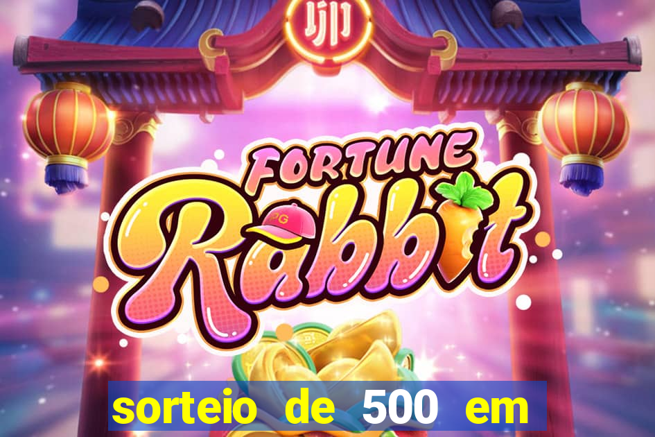 sorteio de 500 em cash toda segunda feira novibet como funciona