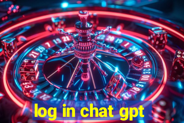 log in chat gpt