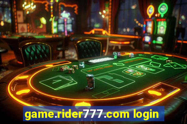 game.rider777.com login