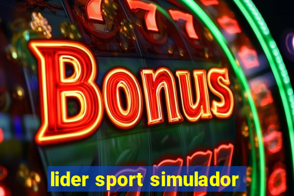 lider sport simulador